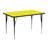 Goddard 24''W x 48''L Rectangular HP Laminate Activity Table - Adjustable Legs-9892167-98429643