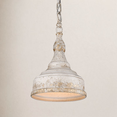 Claudette Single Light Steel Dimmable Pendant