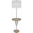 Lockport 61'' Chrome Tray Table Floor Lamp with USB