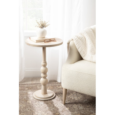 Wooden Round Side Table