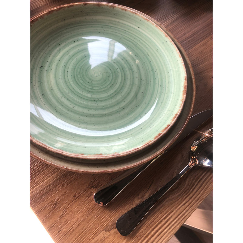 Shryock Dinner Plate, Green