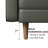 Bridgeview 32" Square Square Arm Accent Chair, Sofa Chair, Gray Set of 2-775470443