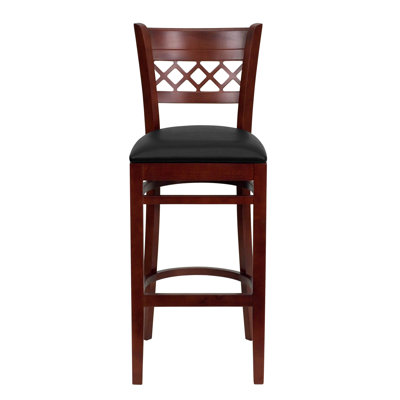 Hercules Counter Stool with Solid Wood Frame