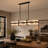 48in Modern 12 - Light Linear Island Rectangle Pendant Light