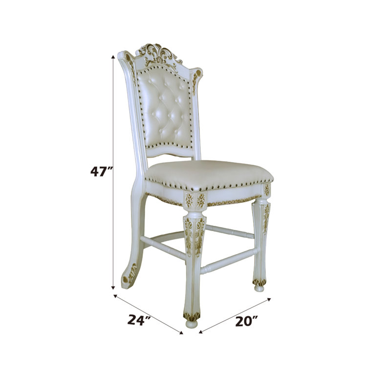 Ensemble de 2 chaises à hauteur de comptoir Vendome