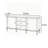 Retro Multifunctional Console Table-1480689175