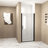 32"X 72" Pivot Shower Door,Aluminum Frame, Half Frame ,1/4"(6Mm) Tempered Glass-120178788