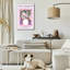 Art mural en verre Winston Porter «Periwinkle Flowers» par Design Fabrikken-518224927