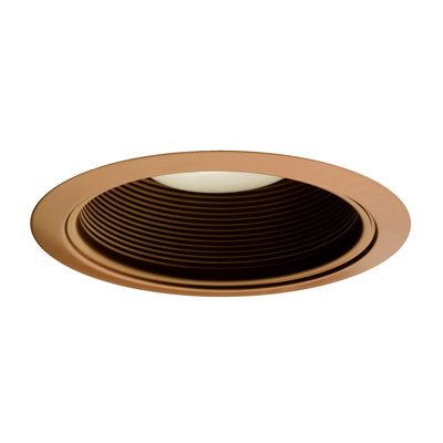 6 In. Bronze Recessed Baffle Trim With 1/2 In. Trim Ring