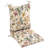Set Of 4 Outdoor Dining Chair Cushions, Comfort Patio Seating Cushions, 44 X21x4.5 Inch, Single Welt And Zipper, (4, Khaki Floral Essence)-262603995