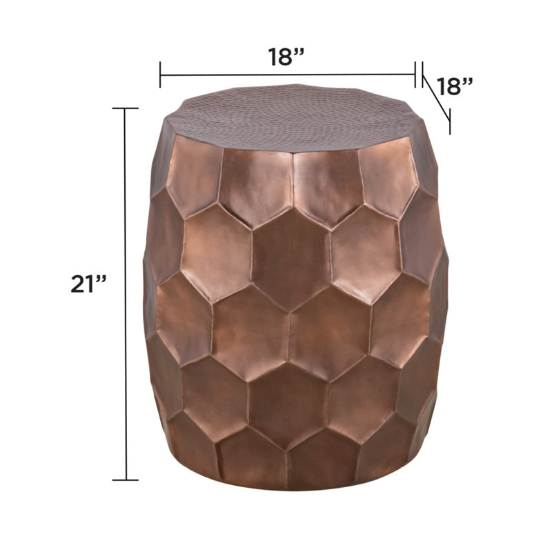 Table de bout Modern, Cuivre