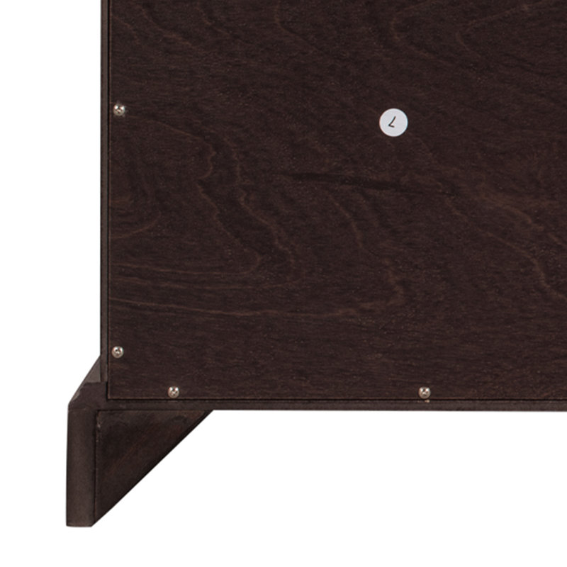 Ardilia Classic Storage Bench - 2 Drawers and 2 Cabinet, Espresso
