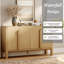 Armoire d'appoint 63 po avec 4 portes et tablettes réglables Adora-967151997