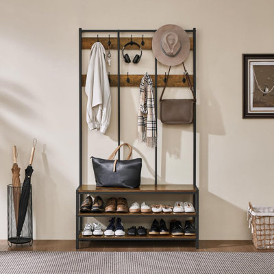 Freestanding 24 - Hook Coat Rack