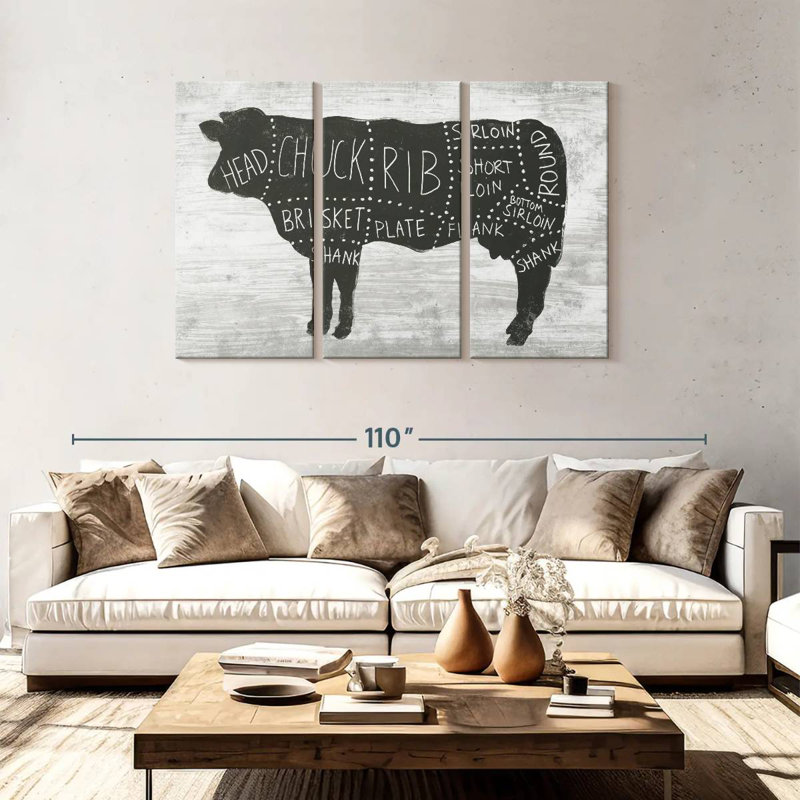 Senne Farmhouse Butcher II, H 48 po x l 74 po