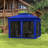 Outsunny Pop Up Canopy, Outdoor Patio Gazebo Shelter with Removable Zipper Netting, Instant Event Tent w/ 114 Square Feet of Shade and Carry Bag for Backyard, Garden-116010986-116010985