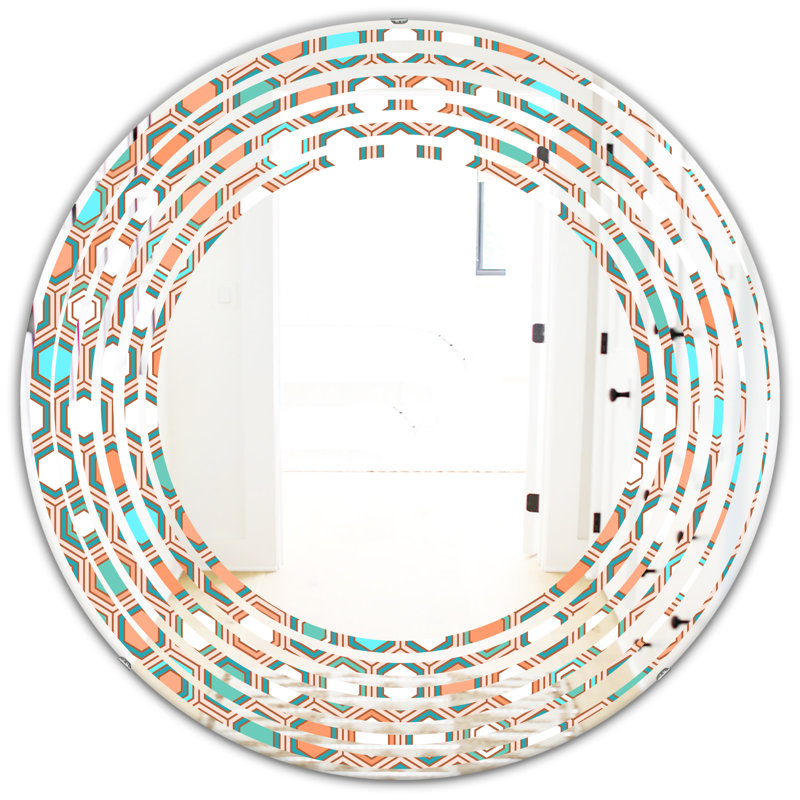 Miroir mural Hexagon, 23,6 po x 23,6 po