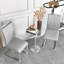 Chaises de salle à manger modernes en similicuir à haut dossier avec pieds chromés en forme de C-212705470-212705471-212705472