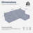 Merchelle 103' Wide Reversible Modern Modular Sectional Sofa With Storage Ottoman -Premium Chenille Fabric-832001652-813780999