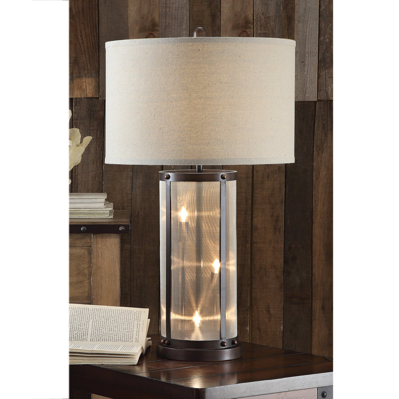 Lampe de table en métal Kayleena