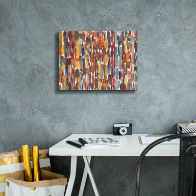 Wrought Studio 'Strata 2' by Cheryl Warrick Canvas Wall Art