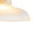 1-Light Fruit Bowl-shape Ribbed Glass Semi-flush Mount