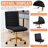 Modern Velvet Office Task Chair, Armless Swivel Computer Desk Chair for Home Office-721150932