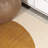 Cirkel Minimalist Geometric Dot Machine-Washable Cream/Terracotta Rug-2124482001