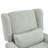 Boucle Upholstered Power Recliner Chair - 360° Swivel, Gold 5-star Base, 90-165° Recline-1306167329