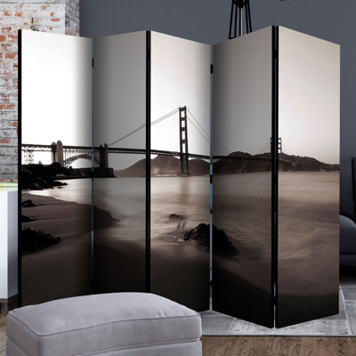 Nazaret 172cm H Solid Wood Folding Room Divider