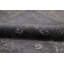 Tapis gris raffiné à médaillon traditionnel 5 x 8