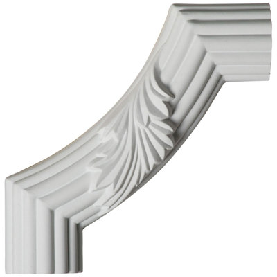 6'' H x 6'' W x 1.125'' D Urethane Panel Moulding Corner