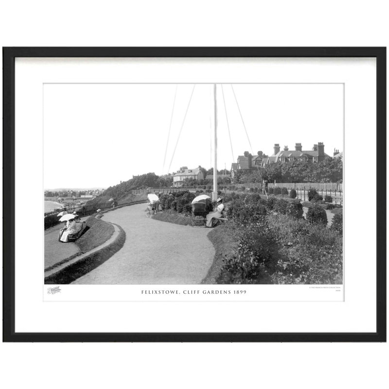 Felixstowe, Cliff Gardens 1899 by Francis Frith - Single Picture Frame Print, 45cm H x 60cm W x 2.3cm D