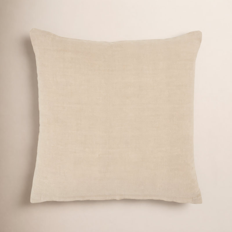 Harto Embroidered Throw Pillow, Down