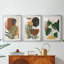 Contemporary Palm I - Impression personnalisée de qualité supérieure avec passe-partout - 3 pièces-690660263-690660265