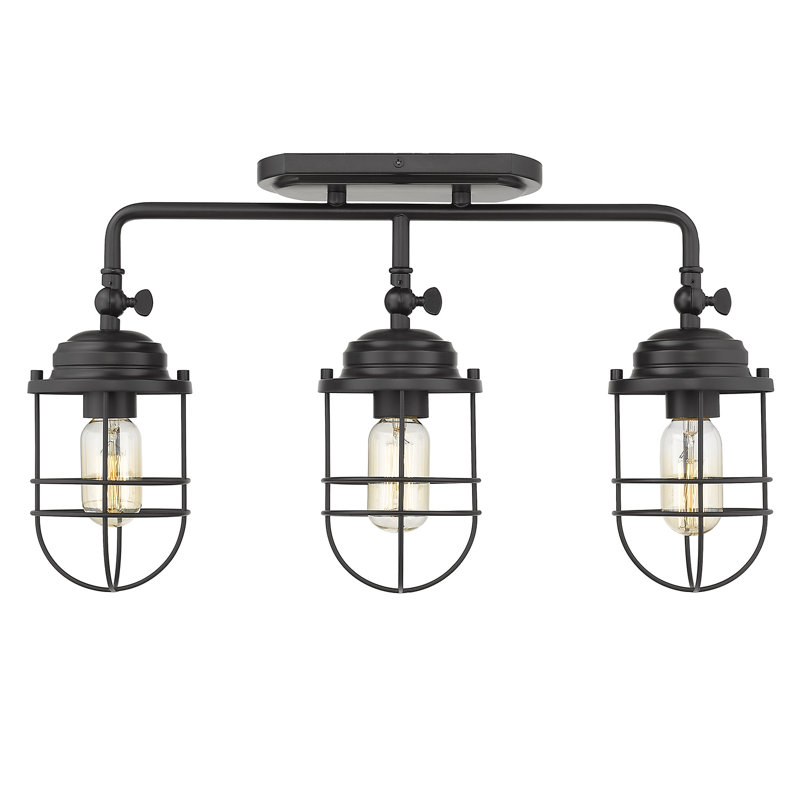 Lylah 3 - Light Dimmable Vanity Light, Matte Black