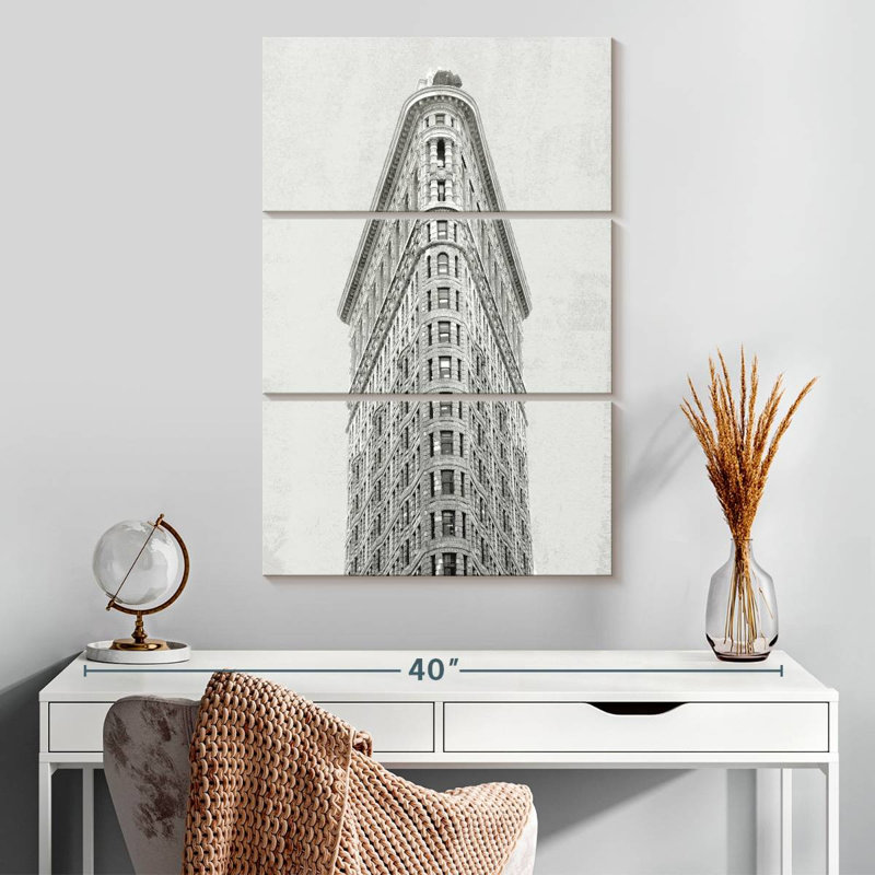 Lilie Flatiron Building, New York, H 32 po x l 20 po