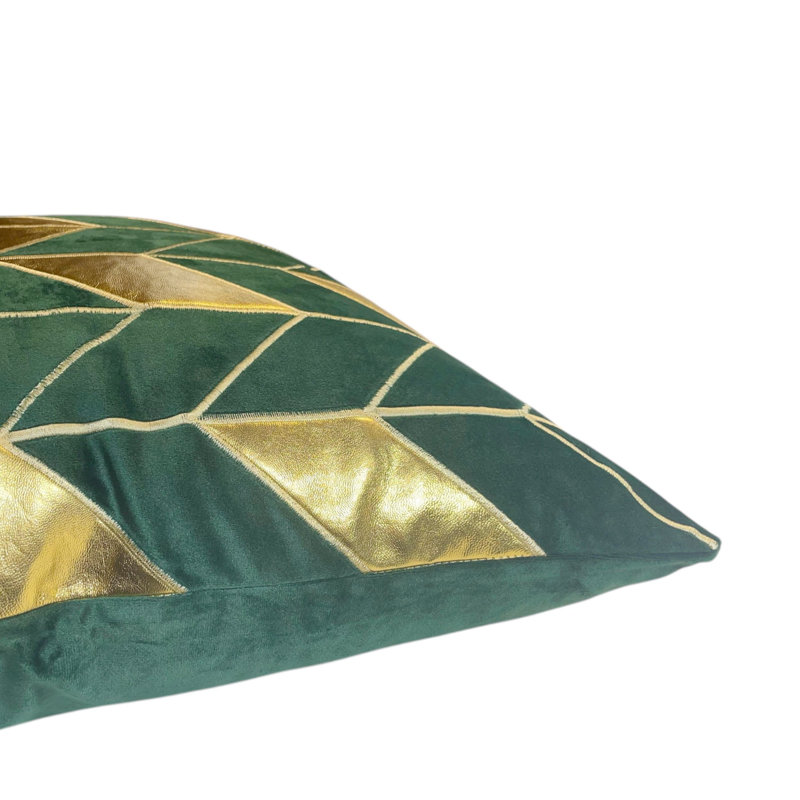 Home Decorative Luxury Velvet Throw Pillow Cover, Green