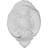 Robin 6.25'' H x 4.75'' W D Urethane Onlay Scroll