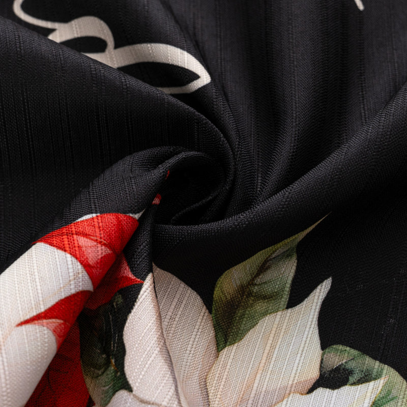 Ensemble de rideaux de cuisine Poinsettia Feliz
