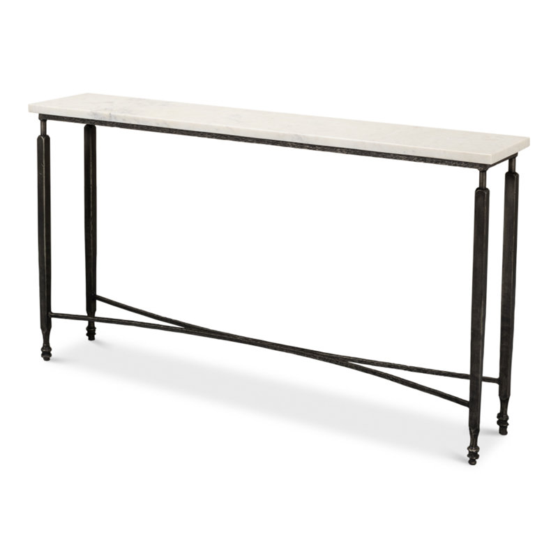 Mykos 61'' W Marble Console Table