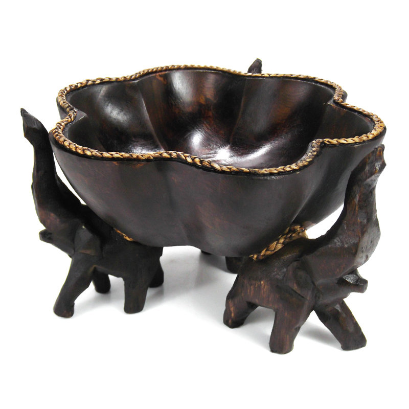 Schneider Handmade Wood Decorative Bowl 1