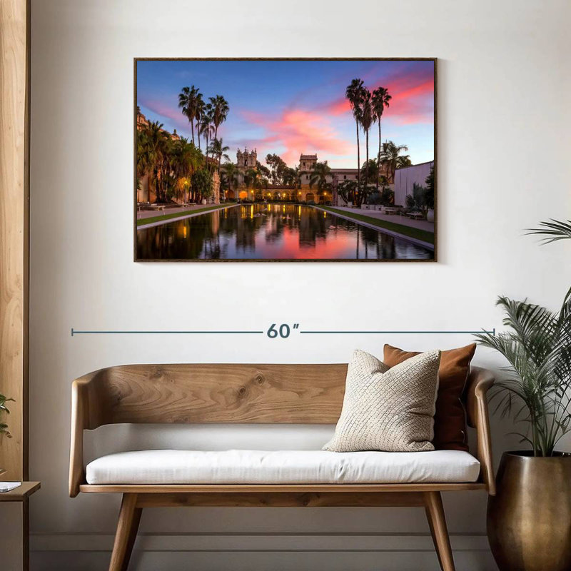 Casa De Balboa, Cadre flottant noyer, 43 po x 29 po