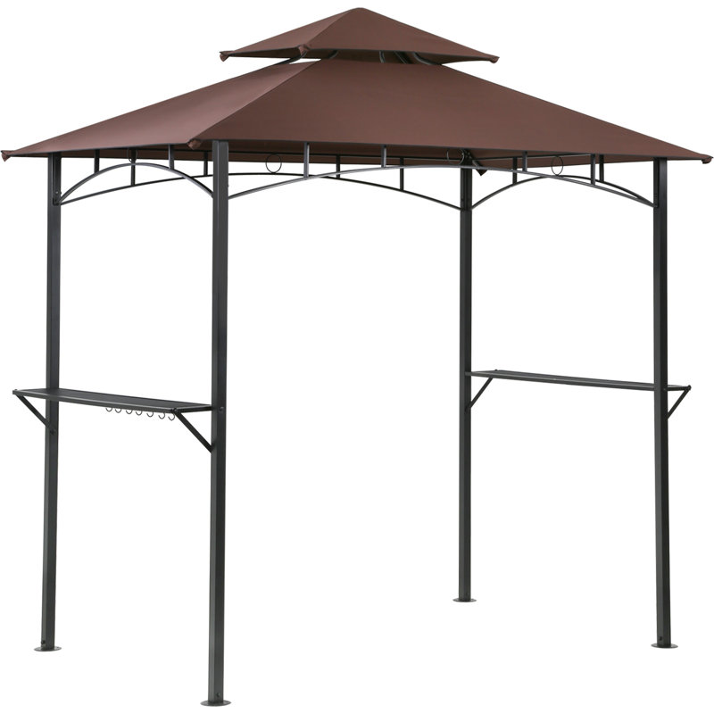 8 pi L 4 pi. D Pavillon de jardin en métal