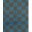 Modern Wool Plaid Area Rug in Blue