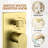 Shower System With Pressure Balance Valve, 8-inch Rainfall Shower Head & Waterfall Tub Spout-127111156