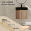 Eastpoint 23.63'' Single Bathroom Vanity with Resin Top-1248822031