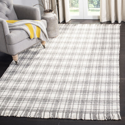 Jacques Hand Woven Wool Plaid Rug