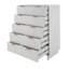 Commode 38 "Granville en blanc (5 tiroirs)-972194682