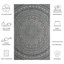 Atlanta Hooked Grey/Blue Area Rug-118533877
